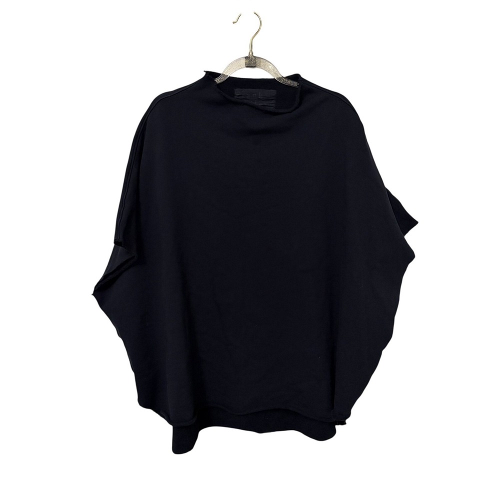 Frank & Eileen Olive Caplet Cotton Top Loose Fit Lagenlook Quiet Luxury Capsule